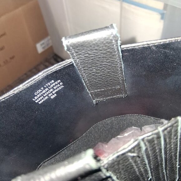 Matisse Colt Black Leather Pull On Boots NIB Sz 8M - Picture 5 of 11